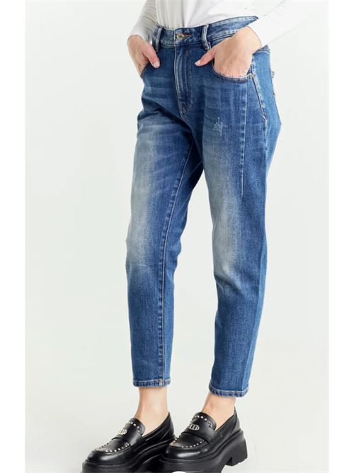 Pantalone Jeans gamba dritta vita bassa Met Met | M9 237PTB-V.UNICA